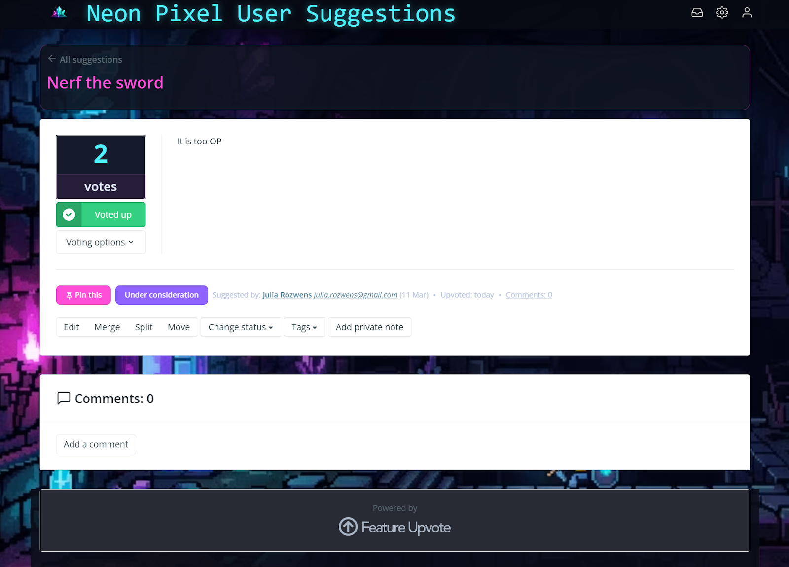 How to Customize Your Feature Upvote Board with CSS - Feature Upvote