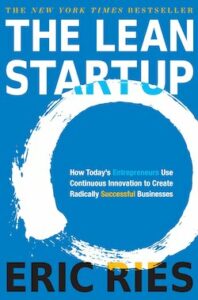 The Lean Startup product management book by Eric Ries